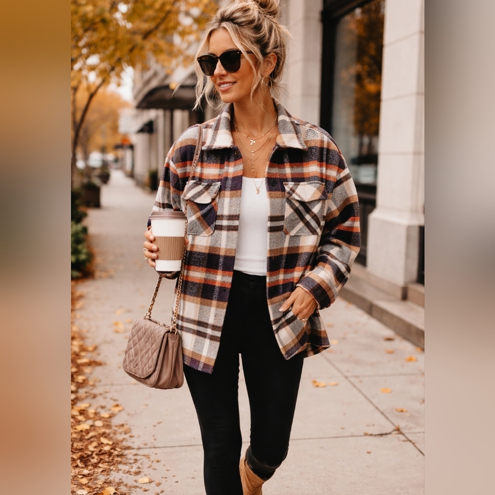 Folklore Talkes Shirt Jacket - Chic Soul
